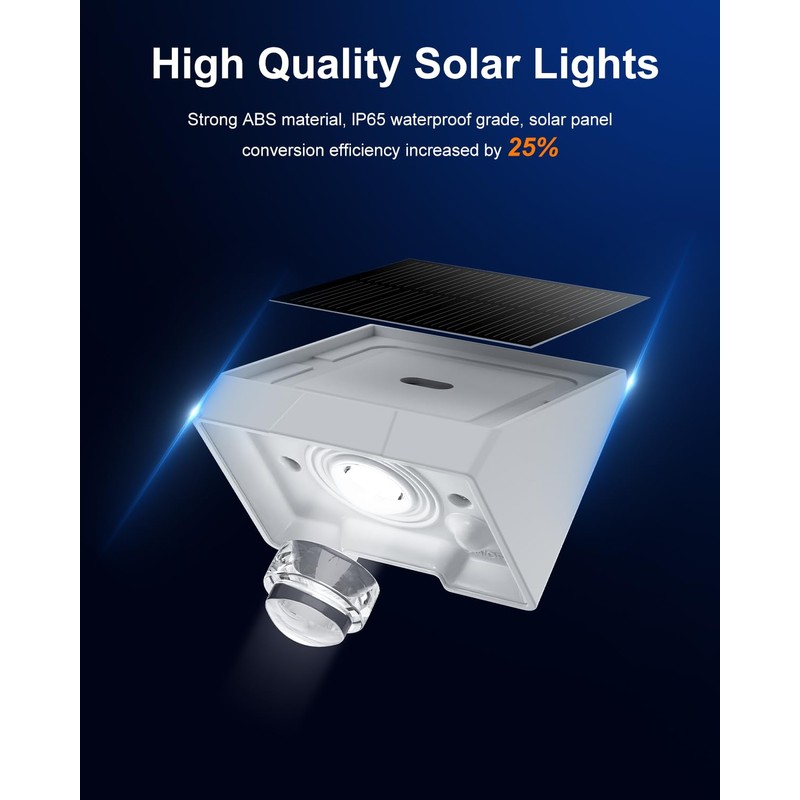 12 Pack Decorative Solar Powered Fence Lights Outdoor Waterproof with