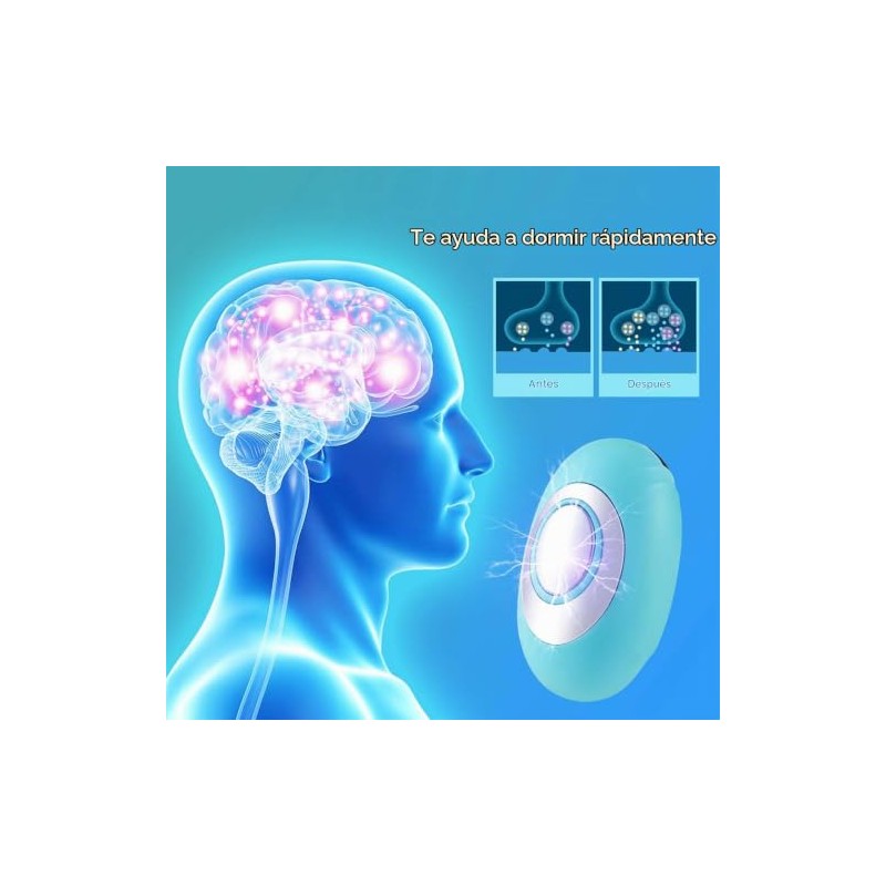 Neurocontrol Dispositivo Ansiedad Ayuda Dormir Portátil Mano Natural Mejorar Sueño