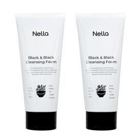 Nella Mildly Acidic Cleansing Foam Sebum Dead Skin Whitehead Hypoallergenic Face Wash 150g 1+1 / 넬라 약산성 클렌징폼 피지 각질 화이트헤드 저자극 세안제 150g 1+1