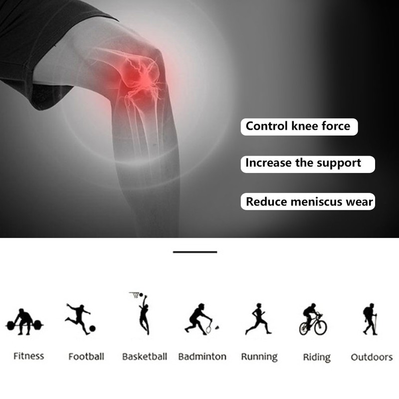 1 Pair Sports Knee Protector WearResistant Breathable Nylon Outdoor Knee