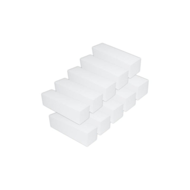 Nailfun 10x Buffer White Sanding Block Polishing Blocks for Gel