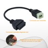 AMHTDOL Obd2 Adapter for Royal Enfield Motorcycle 6 Pin to