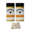 Kinders Caramelized Onion Butter Seasoning (6.2 oz) Bundle With Reusable