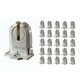 Leviton 13661-SWP G13 Base T8/T12 Medium Bi-Pin Medium Height Fluorescent Lampholder Snap-In w/ Post Mounted (Pkg of 25)