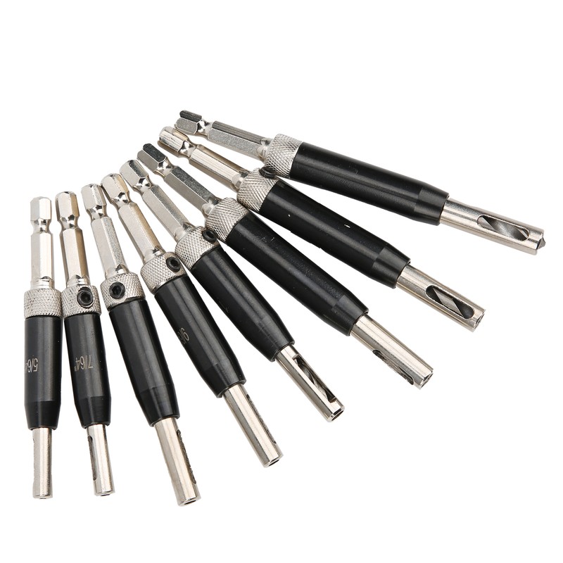 Hinge Drill Bit Set Hinge Window Door Cabinet Drilling Hole