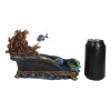 Queen Of Atlantis Siren Mermaid With Fish Resting On Sea
