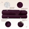 Whisper Organics Organic Cotton Flannel Pillow Case Set (Queen, Aubergine)