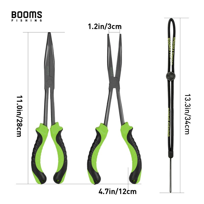 Booms Fishing F05 Hook Remover Long Nose Fishing Pliers 11
