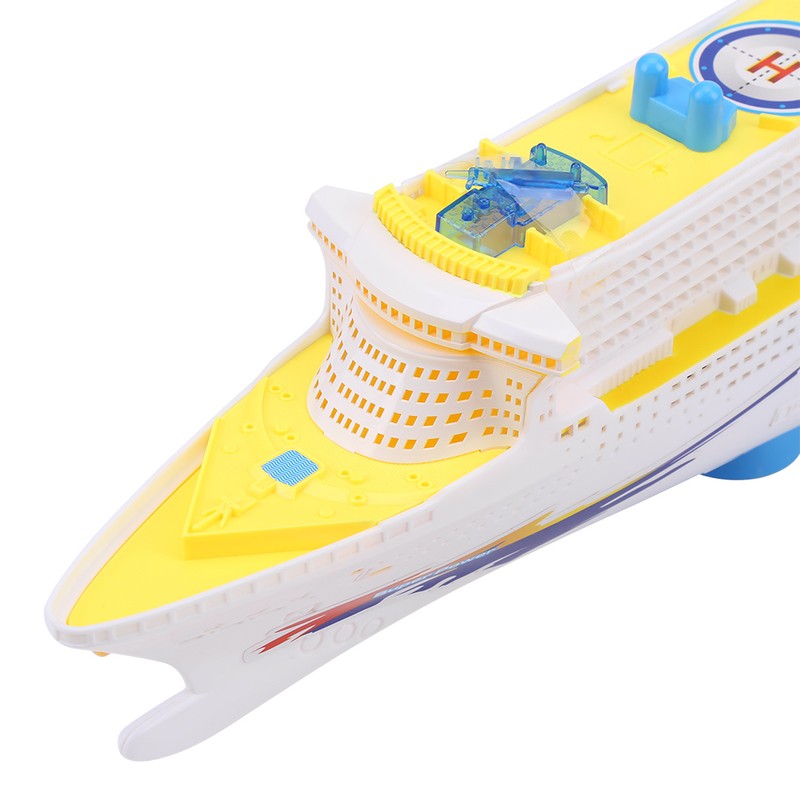 Electric Ocean Liner Cruise Ship Flashing LED Light Kids Musical
