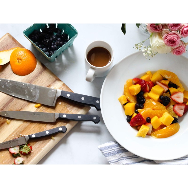 HENCKELS Classic Razor-Sharp 3-Piece Kitchen Knife Set, Chef Knife, Paring