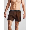Bolter Men’s 5-Pack Cotton Stretch Boxers Shorts (4X-Large, Earth)