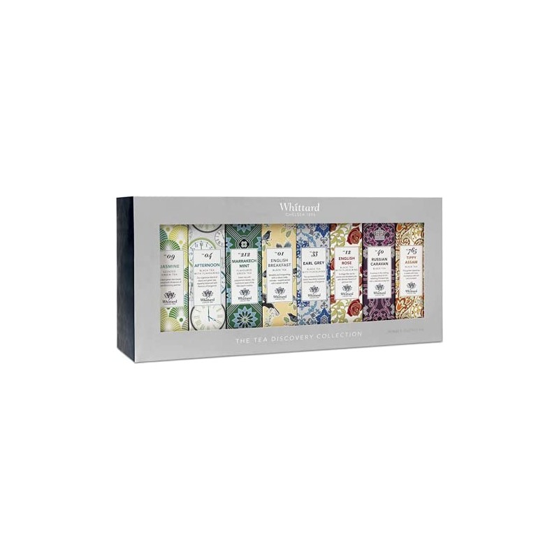 Whittard® | Tee-Kollektion verschiedene Geschmacksrichtungen | Geschenkbox Schwarzer und Grüner