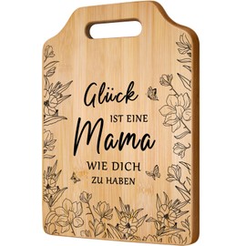 JOYVADO Geschenke für Mama, Geburtstagsgeschenke für Mama von Tochter und Sohn, Bambus Schneidebrett zum Muttertag Weihnachten