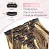 Vlasy Hair Extensions Clip in,7PCS Wavy Clip in Extensions,20 Inches