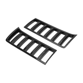 REPAIROCK Compatible with Toyota Tundra 22-24 Headlight Grille Mesh Grille Grid Insert Cover Carbon Fiber Pattern ABS Black Front Headlight Grille Vent Cover Trim 1 Set