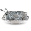 Arthur Court Designs Aluminum Metal Elephant Salad/Fruit Serving Bowl and
