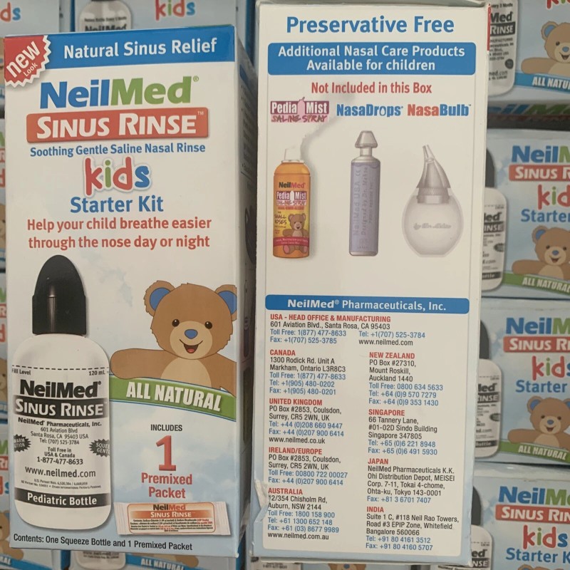 Neilmed Sinus Rinse For Kids (5) Five Squeeze Bottles 4