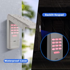 Garage Door Opener Keypad for Liftmaster Chamberlain Craftsman Garage Door Keypad Opener Replacement for 877MAX, G940EV-P2, 878MAX, 377LM, 977LM, 877LM, 66LM, CMXZDCG440 Garage Door Keypad