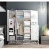 YINGGG 6 Shelves Hanging Wardrobe Organiser Storage Unit for Sweater