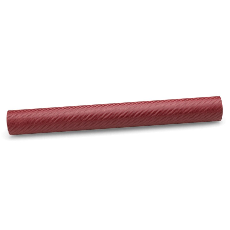 NewL 3D Deep Red Carbon Fiber Vinyl Film with Bubble