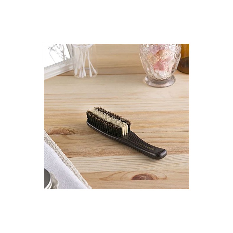 Kai Corporation KQ1545 Hair Brush, Natural Bristle, Boar Hair, Brush