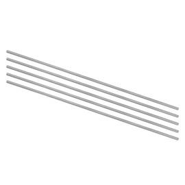 uxcell 5pcs Round Steel Metal Rods, 2.3mm x 200mm High Speed Steel (HSS) Lathe Bar Stock Tool, for Shaft Gear Drill Lathes Boring Machine Turning Miniature DIY Craft