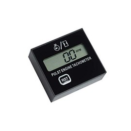 MACHSWON Digital Engine Tach Hour Meter Tachometer RPM Gauge Inductive for Gasoline Motorcycle Marine Chainsaw Pit Bike Boat