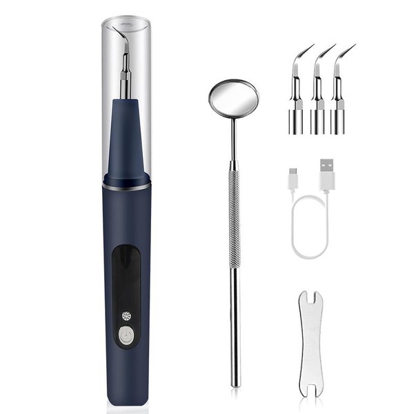 Grinest tooth Dental cleaner cleaning kit with LED light and