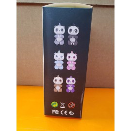 Happy Panda  Happy Panda Magenta Fingerling Collectible Interactive Finger Toy