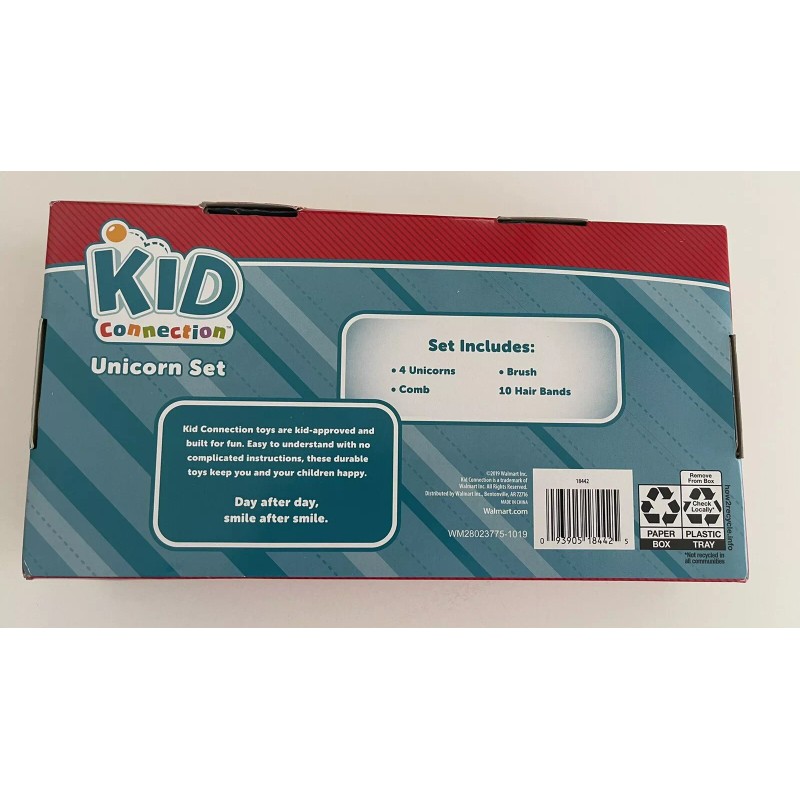 Kid Connection 16 Pc Unicorn Set Brush Comb Pony Purple