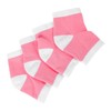 WOONEKY 2 Pairs Moisturizing Heel Socks for Cracked Heels Breathable