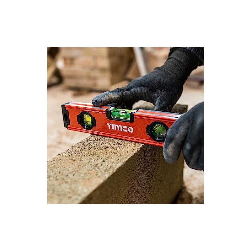 TIMCO - Toolbox Spirit Level - Aluminium (Size 225mm -