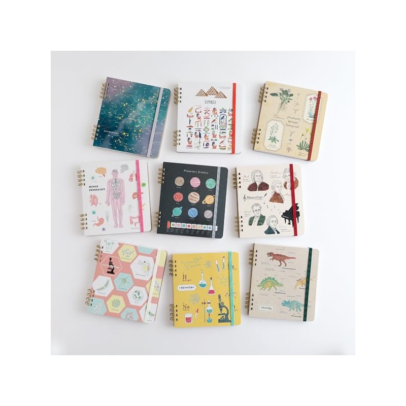 Green Flash Note STUDY HOLIC Ring Notebook - Square Microbiology