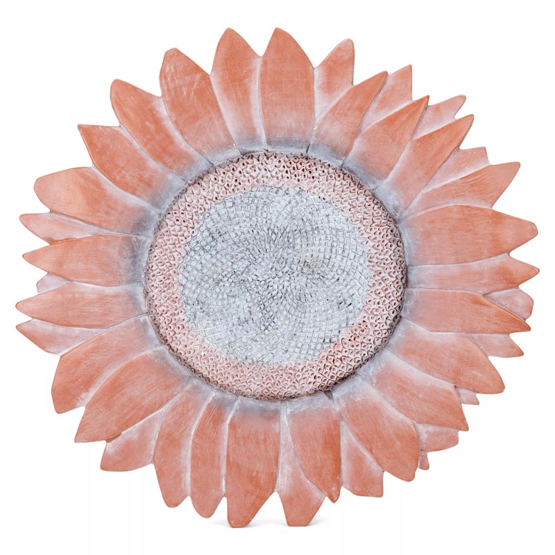 Nat & Jules Sunflower Red Terracotta 12 in Resin Decorative