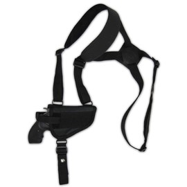 Barsony Cross Harness Shoulder Holster for Taurus 85; 405; 415 Right