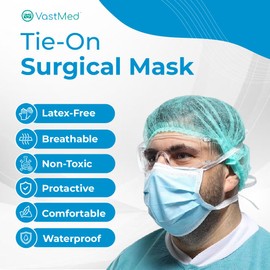 Tie-On Face Mask Filtering Layers (50PCs, Tie-On Mask)