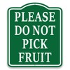 Please Do Not Pick Fruit Sign, Joyfulmap Aluminum Composite Sign