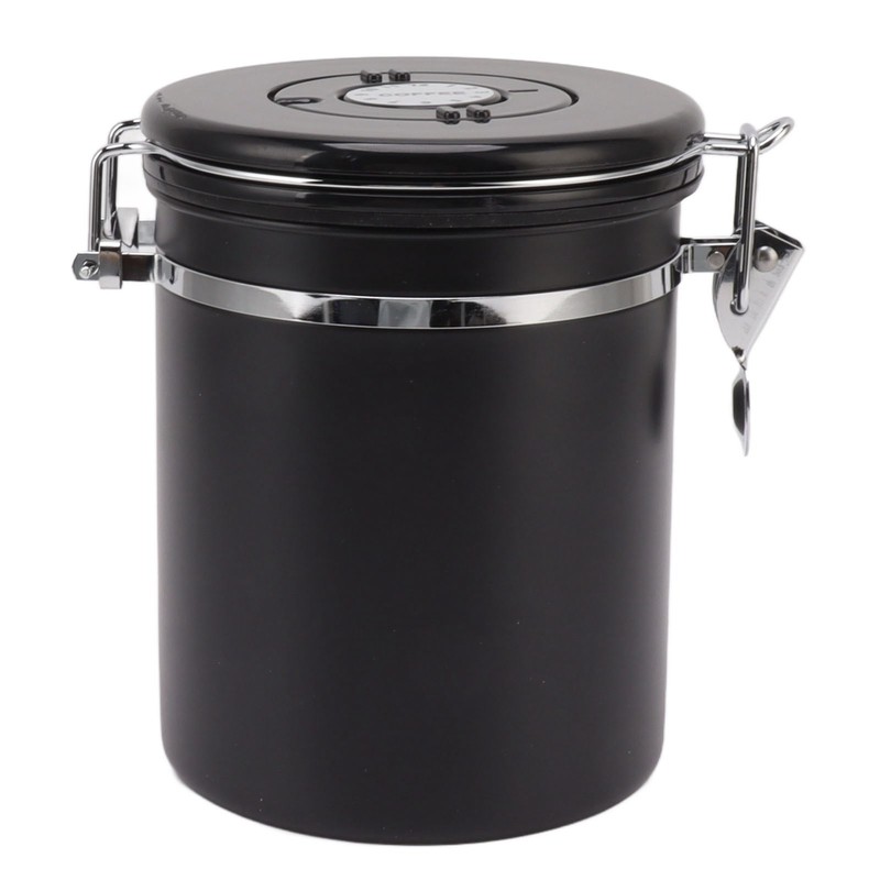 Coffee Bean Storage Container 304 Stainless Steel Exhaust Valve Coffee