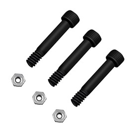 YAOAWE 3 Pack Pellet Grill Auger Motor Shaft Nut & Bolt Set Fit for Traeger, Pit Boss, Z-Grills, Rec Tec and Most Pellet Grills, AC Pellet Grill Shaft Nut & Bolt of Auger Motor