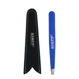 Kiepe Tweezer Oblique Tip 10cm, Professional Tweaser Light Violet, Tweezer Oblique Tip 10cm, Professional Tweaser Light Violet, Kipe Professional Tweezers (Navy Blue)