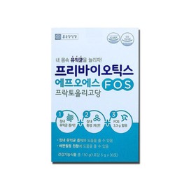 Chong Kun Dang Health Prebiotics FOS 5g x 30 packs 1 ESC / 종근당건강 프리바이오틱스 에프오에스 5g x 30포 1개 ESC