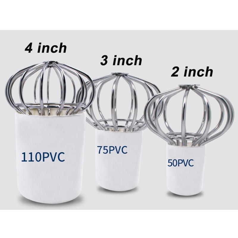 Baitaihem 304 Stainless Steel Drain Outdoor Roof Anti-Blocking Line Cap