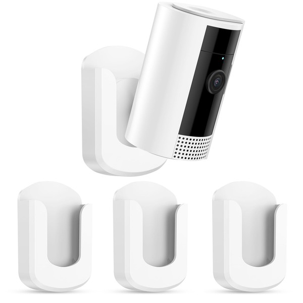 No Drill Ring Indoor Camera Adhesive Wall Mount Bracket, No