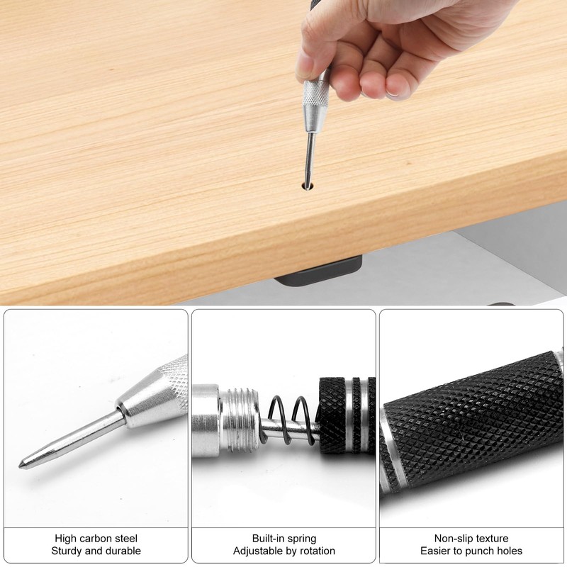 ZMDMAH Pack of 2 Automatic Spikes & 2 Scribing Needles,