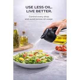 2-Pack Olive Oil Sprayer Set - Glass Oil Mister for Cooking