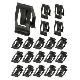 RACOONA 20PCS Car ClipsMetal Retainer ClipsCar Dash Dashboard Console Trim Metal RetainerCar Accessories Car Front Console Dash Dashboard TrimMetal Dash Retainer Clips Replacement Black 851JSKKGDJ002