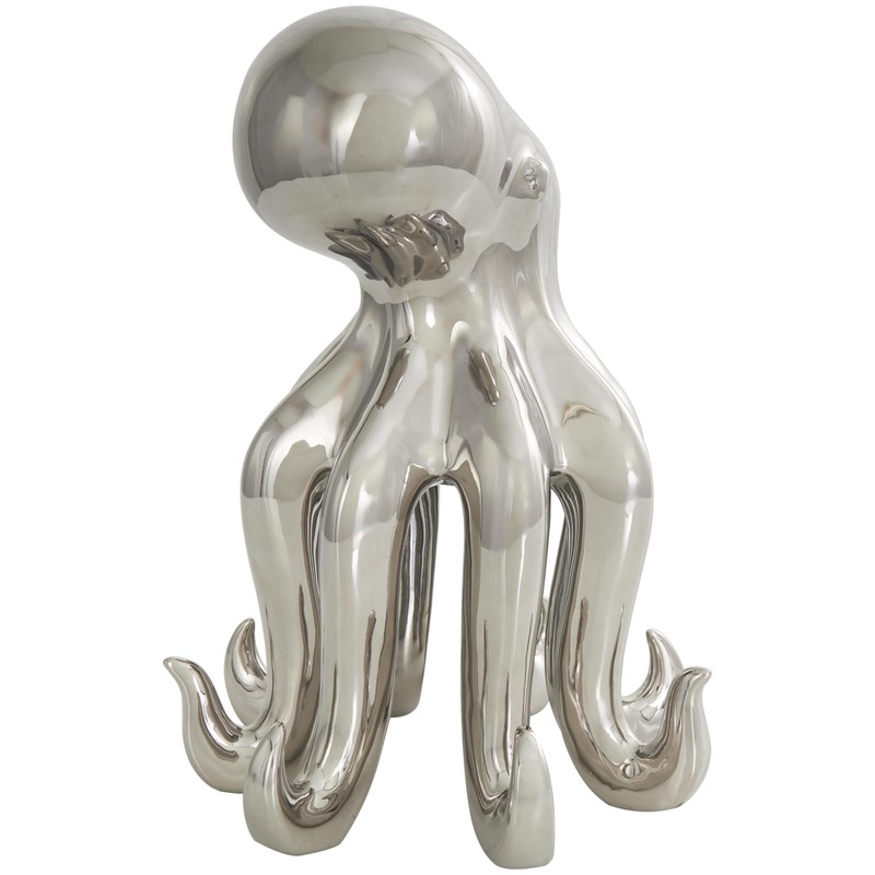 Deco 79 Ceramic Octopus Decorative Sculpture Tall Standing Home Decor