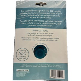 Evriholder Handheld Massager w/ Stainless Steel Balls Full Body Massage Tool