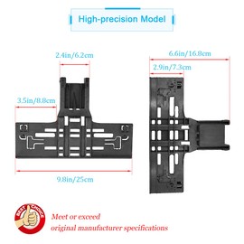 W10546503 Upgraded Dishwasher Upper Rack Adjuster Replacement for Kitchenaid Whirlpool Dishwasher Parts Replaces W10418314, W10306646, WPW10546503(2 pack)