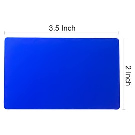 RXBC2011 Blank Metal Business Cards Laser Engraving Aluminum blue Pack of 100